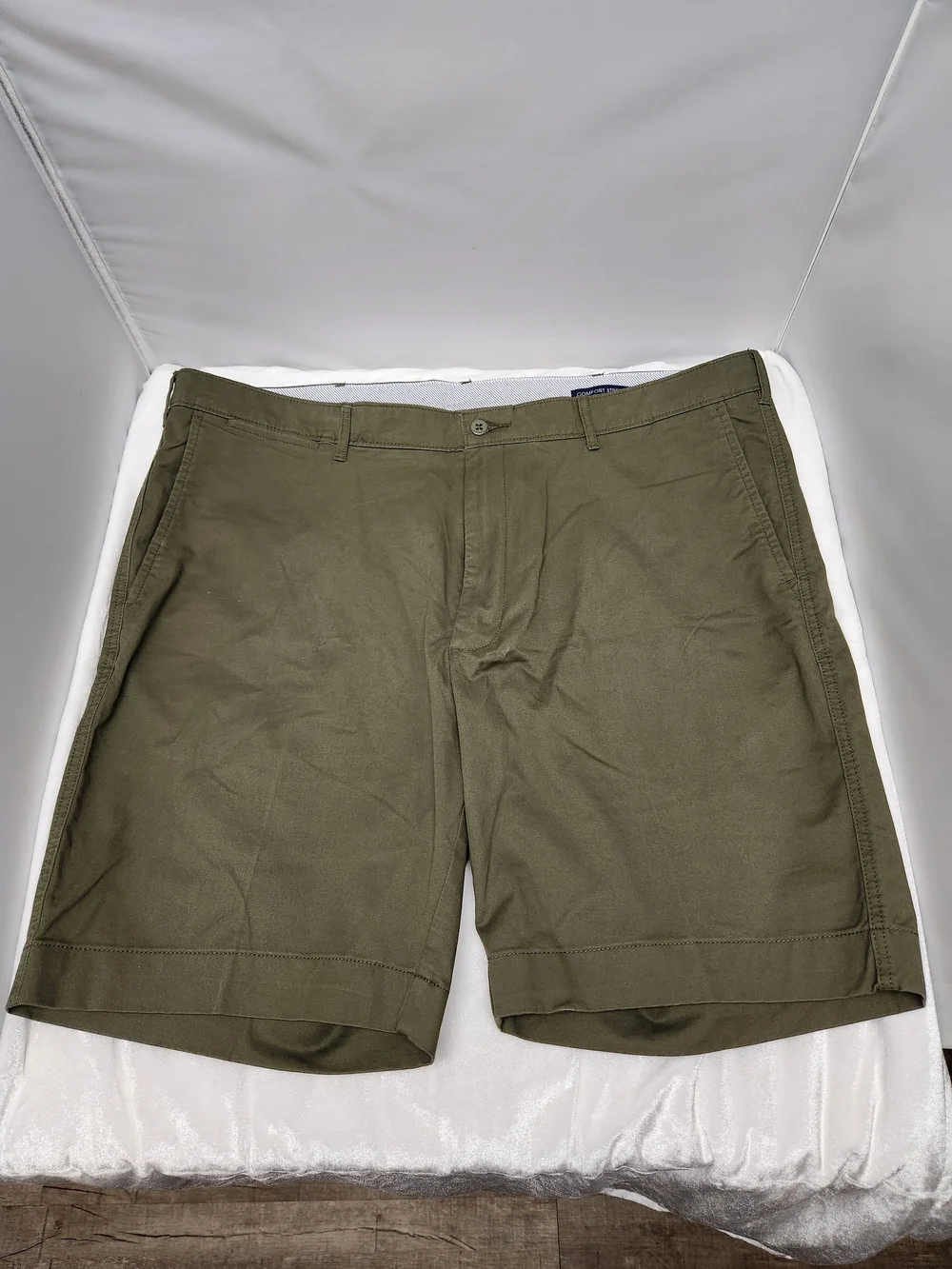 Daniel Cremieux Olive Green Flat Front Men's Shorts